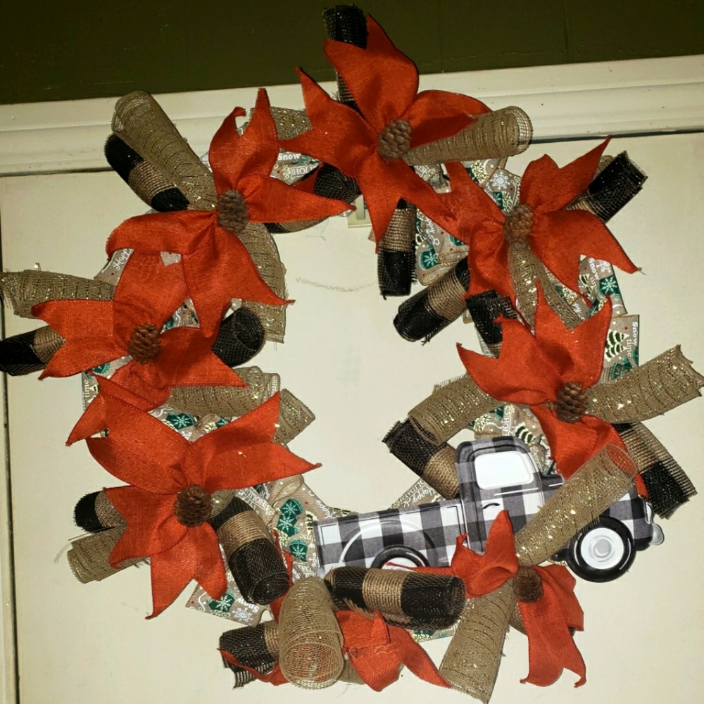 Handmade Ribbon Wreath